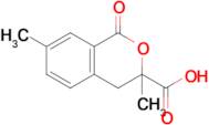3,7-Dimethyl-1-oxo-3,4-dihydro-1h-2-benzopyran-3-carboxylic acid