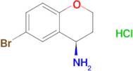 (4r)-6-Bromo-3,4-dihydro-2h-1-benzopyran-4-amine hydrochloride