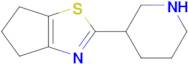 2-(Piperidin-3-yl)-5,6-dihydro-4h-cyclopenta[d]thiazole