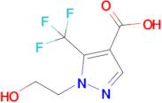 1-(2-Hydroxyethyl)-5-(trifluoromethyl)-1h-pyrazole-4-carboxylic acid