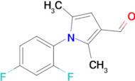 1-(2,4-Difluorophenyl)-2,5-dimethyl-1h-pyrrole-3-carbaldehyde