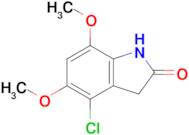 4-Chloro-5,7-dimethoxyindolin-2-one