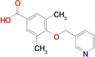 3,5-Dimethyl-4-[(pyridin-3-yl)methoxy]benzoic acid