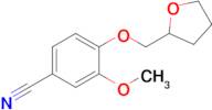 3-Methoxy-4-(oxolan-2-ylmethoxy)benzonitrile