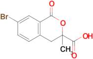 7-Bromo-3-methyl-1-oxo-3,4-dihydro-1h-2-benzopyran-3-carboxylic acid