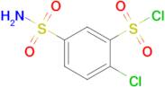 2-Chloro-5-sulfamoylbenzene-1-sulfonyl chloride