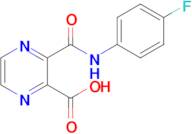 3-[(4-fluorophenyl)carbamoyl]pyrazine-2-carboxylic acid