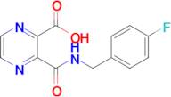 3-{[(4-fluorophenyl)methyl]carbamoyl}pyrazine-2-carboxylic acid