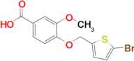 4-[(5-bromothiophen-2-yl)methoxy]-3-methoxybenzoic acid