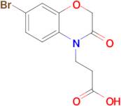 3-(7-Bromo-3-oxo-3,4-dihydro-2h-1,4-benzoxazin-4-yl)propanoic acid