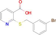 2-{[(3-bromophenyl)methyl]sulfanyl}pyridine-3-carboxylic acid