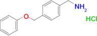 [4-(phenoxymethyl)phenyl]methanamine hydrochloride