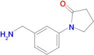 1-[3-(aminomethyl)phenyl]pyrrolidin-2-one