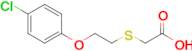 2-{[2-(4-chlorophenoxy)ethyl]sulfanyl}acetic acid