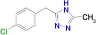 3-[(4-chlorophenyl)methyl]-5-methyl-4H-1,2,4-triazole