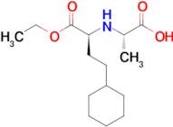 (2s)-2-{[(2s)-4-cyclohexyl-1-ethoxy-1-oxobutan-2-yl]amino}propanoic acid