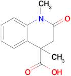 1,4-Dimethyl-2-oxo-1,2,3,4-tetrahydroquinoline-4-carboxylic acid