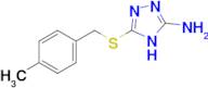 5-{[(4-methylphenyl)methyl]sulfanyl}-4H-1,2,4-triazol-3-amine