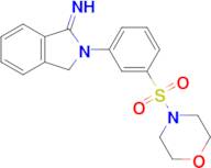 2-[3-(morpholine-4-sulfonyl)phenyl]-2,3-dihydro-1h-isoindol-1-imine