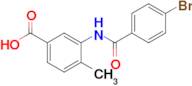 3-(4-Bromobenzamido)-4-methylbenzoic acid