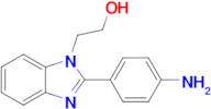 2-[2-(4-aminophenyl)-1h-1,3-benzodiazol-1-yl]ethan-1-ol