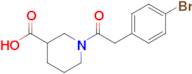 1-[2-(4-bromophenyl)acetyl]piperidine-3-carboxylic acid