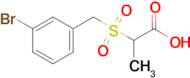 2-[(3-bromophenyl)methanesulfonyl]propanoic acid