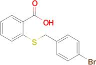 2-{[(4-bromophenyl)methyl]sulfanyl}benzoic acid
