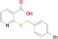 2-{[(4-bromophenyl)methyl]sulfanyl}pyridine-3-carboxylic acid