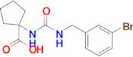 1-({[(3-bromophenyl)methyl]carbamoyl}amino)cyclopentane-1-carboxylic acid