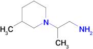 2-(3-Methylpiperidin-1-yl)propan-1-amine