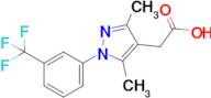 2-{3,5-dimethyl-1-[3-(trifluoromethyl)phenyl]-1h-pyrazol-4-yl}acetic acid