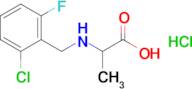 2-{[(2-chloro-6-fluorophenyl)methyl]amino}propanoic acid hydrochloride