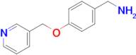 [4-(pyridin-3-ylmethoxy)phenyl]methanamine