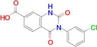 3-(3-Chlorophenyl)-2,4-dioxo-1,2,3,4-tetrahydroquinazoline-7-carboxylic acid