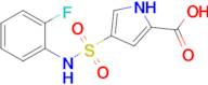 4-[(2-fluorophenyl)sulfamoyl]-1h-pyrrole-2-carboxylic acid