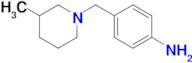 4-[(3-methylpiperidin-1-yl)methyl]aniline