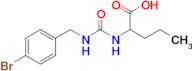 2-({[(4-bromophenyl)methyl]carbamoyl}amino)pentanoic acid