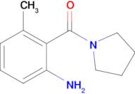 3-Methyl-2-(pyrrolidine-1-carbonyl)aniline