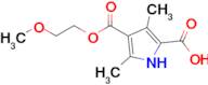 4-[(2-methoxyethoxy)carbonyl]-3,5-dimethyl-1h-pyrrole-2-carboxylic acid