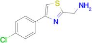 [4-(4-chlorophenyl)-1,3-thiazol-2-yl]methanamine