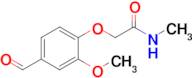 2-(4-Formyl-2-methoxyphenoxy)-n-methylacetamide