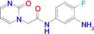 n-(3-Amino-4-fluorophenyl)-2-(2-oxo-1,2-dihydropyrimidin-1-yl)acetamide