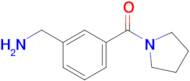 [3-(pyrrolidine-1-carbonyl)phenyl]methanamine