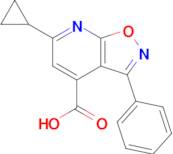 6-Cyclopropyl-3-phenyl-[1,2]oxazolo[5,4-b]pyridine-4-carboxylic acid