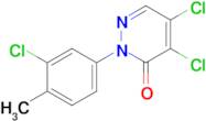 4,5-Dichloro-2-(3-chloro-4-methylphenyl)-2,3-dihydropyridazin-3-one