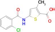 5-(2-Chlorobenzamido)-3-methylthiophene-2-carboxylic acid