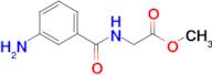 Methyl 2-[(3-aminophenyl)formamido]acetate