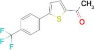 1-{5-[4-(trifluoromethyl)phenyl]thiophen-2-yl}ethan-1-one