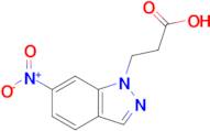 3-(6-Nitro-1h-indazol-1-yl)propanoic acid